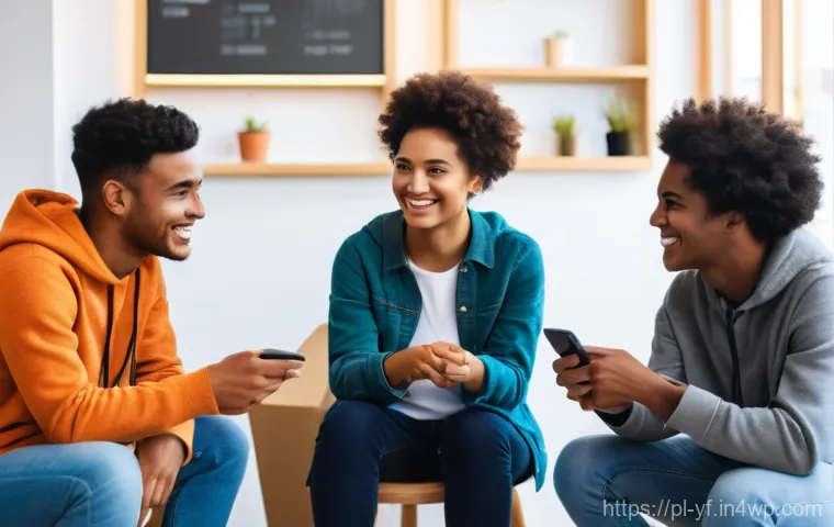 성공적인 커뮤니티 사례 분석 - Image Prompt 1: Authentic Connections in a Digital Age**