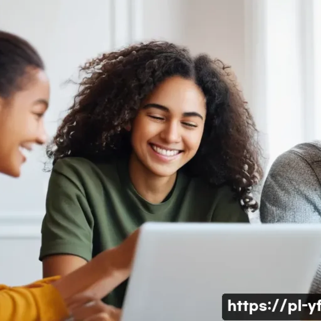 온라인 커뮤니티의 동기 부여 방법 - **Prompt: Cultivating Connection in a Digital Community**
    A vibrant, diverse group of young adul...