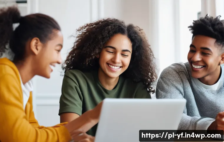 온라인 커뮤니티의 동기 부여 방법 - **Prompt: Cultivating Connection in a Digital Community**
    A vibrant, diverse group of young adul...