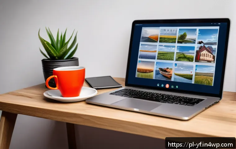 온라인 커뮤니티의 트렌드 변화 예측하기 - A cozy, modern digital workspace featuring a diverse group of Polish young adults engaged in a vibra...