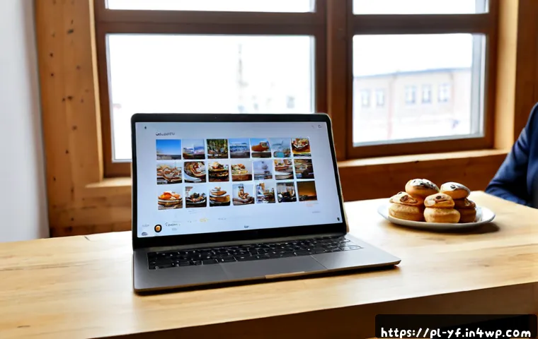 Home 17 온 오프라인 통합 커뮤니티 운영 방법 - Photorealistic community organizer in a bright Warsaw coworking space, seated at a tidy wooden desk ...